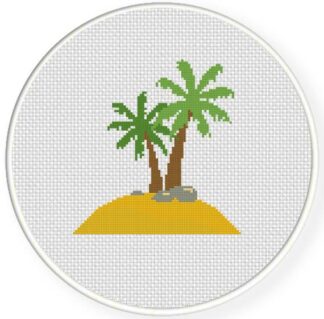 Little Island Cross Stitch Pattern