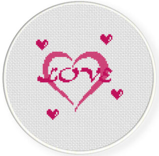 Charts Club Members Only: Love Cross Stitch Pattern