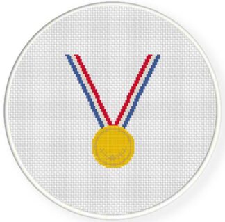 Medal Cross Stitch Pattern