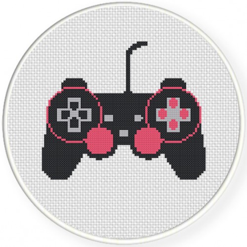 Playstation Joystick Cross Stitch Pattern - Daily Cross Stitch