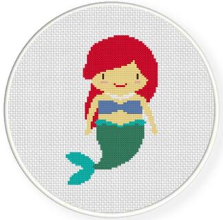 Princess Ariel Cross Stitch Pattern