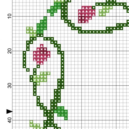 Rose Frame Cross Stitch Pattern – Daily Cross Stitch
