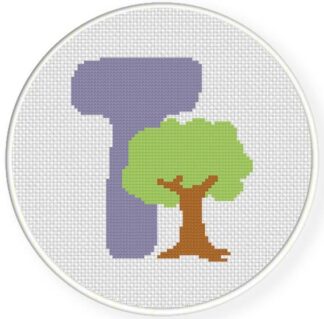 T-Tree Cross Stitch Pattern