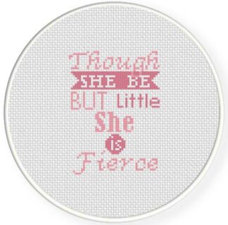 Though She Be Cross Stitch Pattern