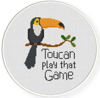 Toucan Play That Game Cross Stitch Pattern