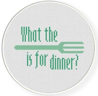What the fork Cross Stitch Pattern