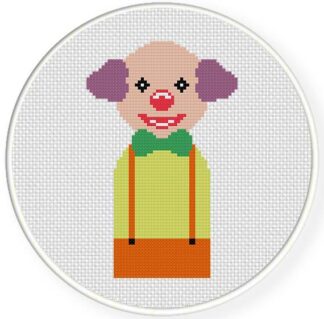 Clown Cross Stitch Pattern
