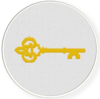 Door Key Cross Stitch Pattern