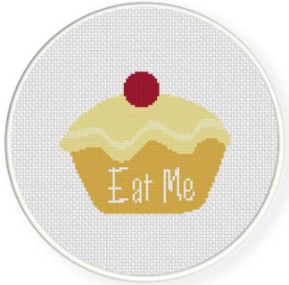 Eat me cake Cross Stitch Pattern