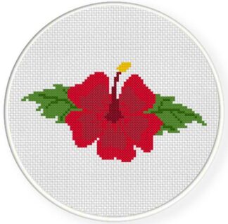 Hibiscus Cross Stitch Pattern