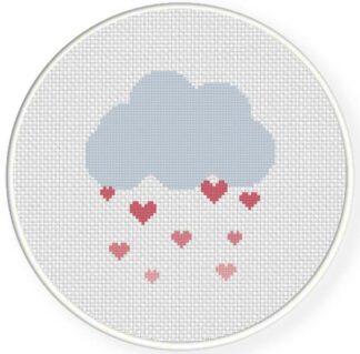 Love Shower Cross Stitch Pattern