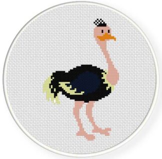 Ostrich Cross Stitch Pattern
