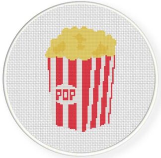 Popcorn Cross Stitch Pattern
