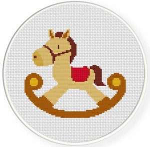 Rocking Horse Cross Stitch Pattern – Daily Cross Stitch