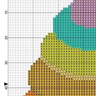 Stacking Rings Cross Stitch Pattern – Daily Cross Stitch