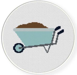 Wheel Barrow Cross Stitch Pattern