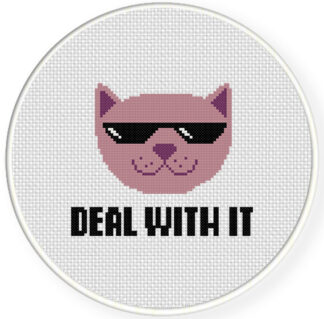 Cool Cat Cross Stitch Pattern
