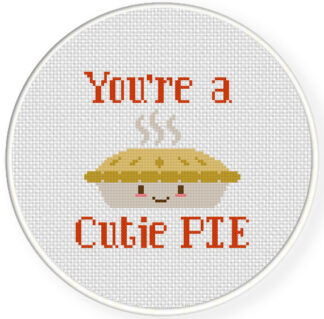 Cutie Pie Cross Stitch Pattern