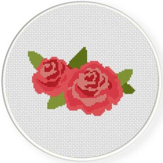 Charts Club Members Only: Bunch of Roses Cross Stitch Pattern – Daily ...