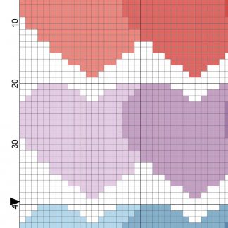 Heart Pattern Cross Stitch Pattern – Daily Cross Stitch