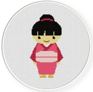 Charts Club Members Only: Little Geisha Cross Stitch Pattern