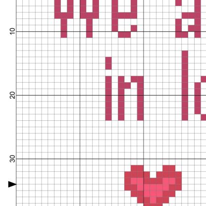 We Are All In Love Cross Stitch Pattern – Daily Cross Stitch