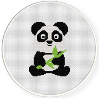 Baby Panda Cross Stitch Pattern