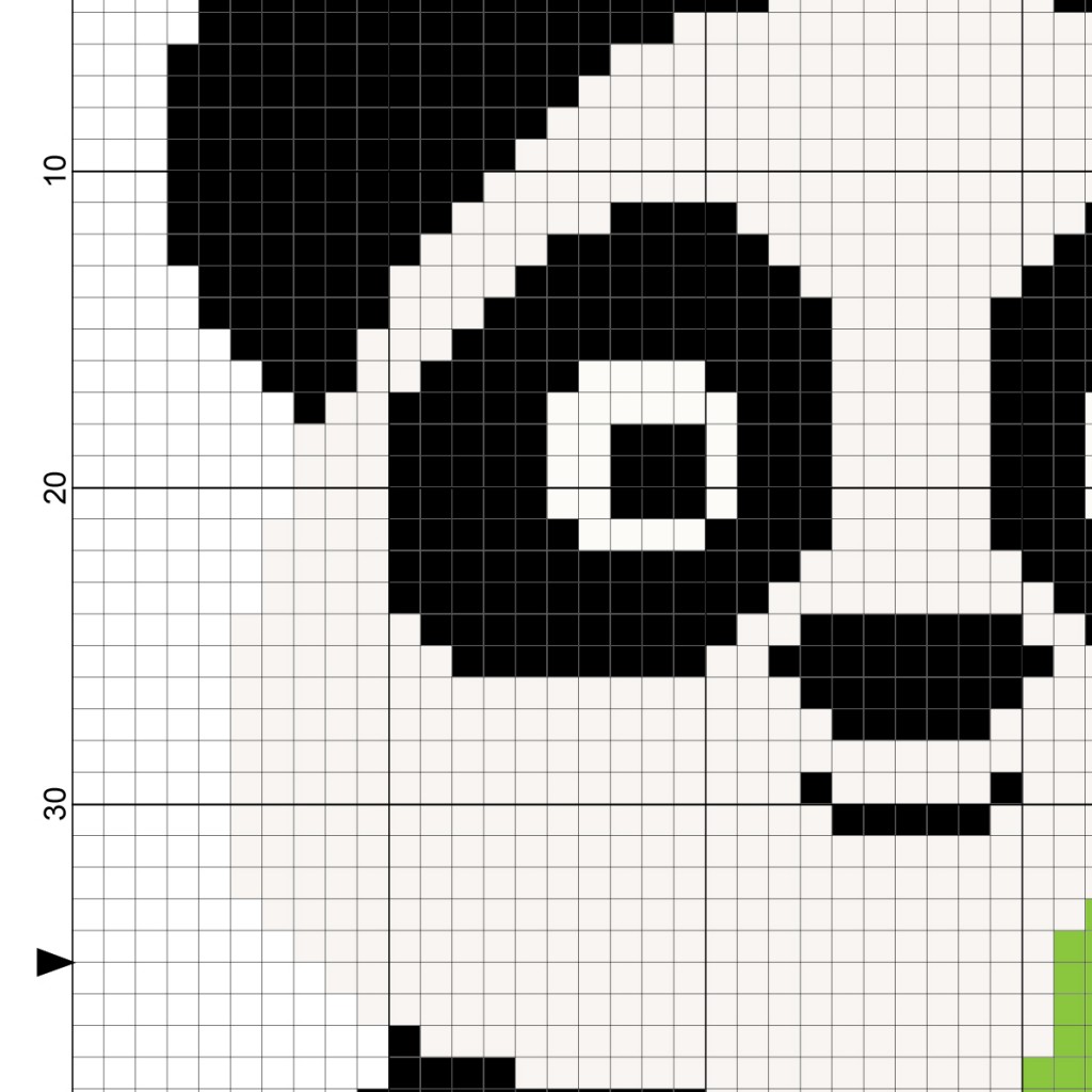 Baby Panda Cross Stitch Pattern – Daily Cross Stitch