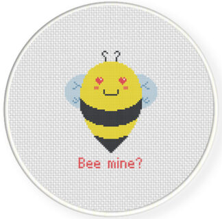 Bee Mine Cross Stitch Pattern
