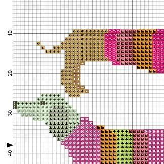 Fancy Dachshunds Cross Stitch Pattern – Daily Cross Stitch