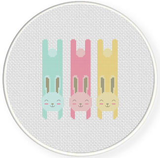 Long Bunnies Cross Stitch Pattern