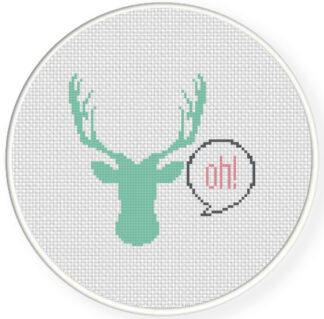 Oh Deer Cross Stitch Pattern
