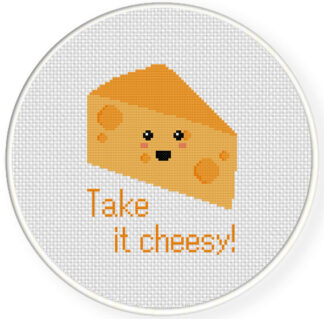 Charts Club Members Only: Take It Cheesy Cross Stitch Pattern