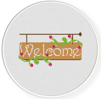 Welcome Cross Stitch Pattern