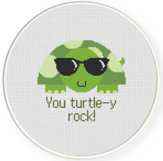 You Turtley Rock Cross Stitch Pattern