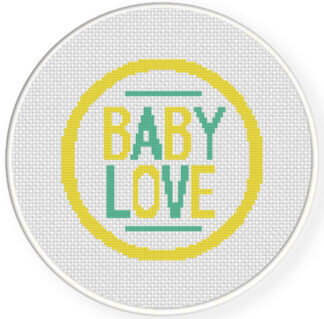 Baby Love Cross Stitch Pattern