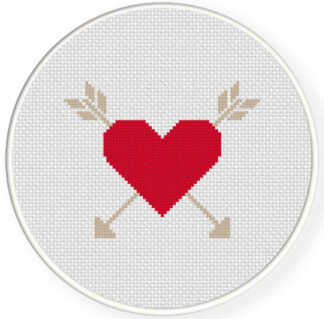 Cross my Heart Cross Stitch Pattern