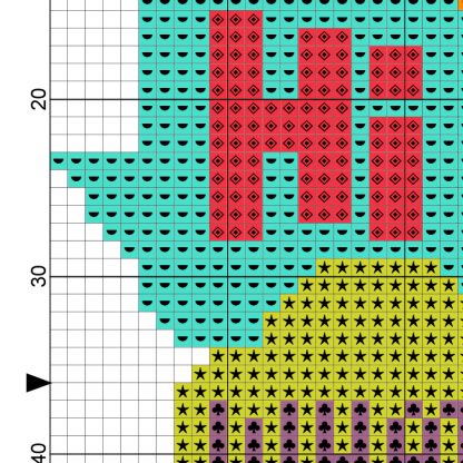 Cute Greetings Cross Stitch Pattern – Daily Cross Stitch