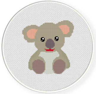 Charts Club Members Only: Cutesy Koala Cross Stitch Pattern