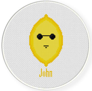 Charts Club Members Only: John Lemon Cross Stitch Pattern