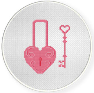 Charts Club Members Only: Key To My Heart Cross Stitch Pattern