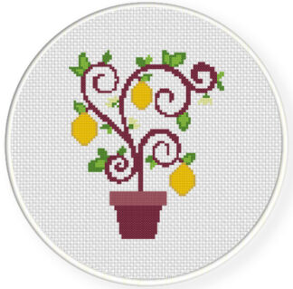 Charts Club Members Only: Lemon Tree Cross Stitch Pattern