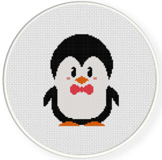 Charts Club Members Only: Penguin Love Cross Stitch Pattern