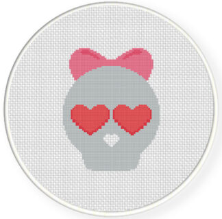 Pretty Skull Cross Stitch Pattern