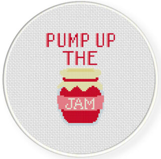 Pump Up the Jam Cross Stitch Pattern