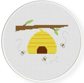 Charts Club Members Only: BeeHive Cross Stitch Pattern