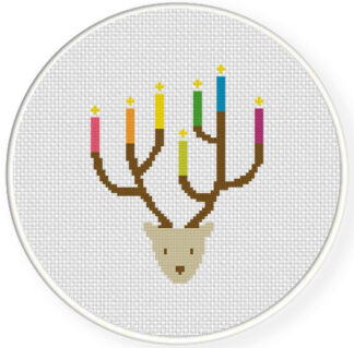 Can-Deer-Labra Cross Stitch Pattern