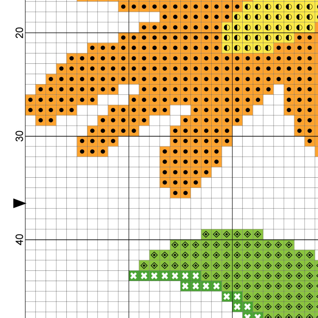 Flower Ant Cross Stitch Pattern – Daily Cross Stitch