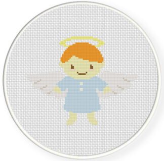 Charts Club Members Only: Little Angel Cross Stitch Pattern