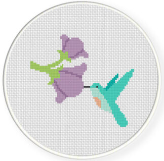 Charts Club Members Only: Little Hummingbird Cross Stitch Pattern